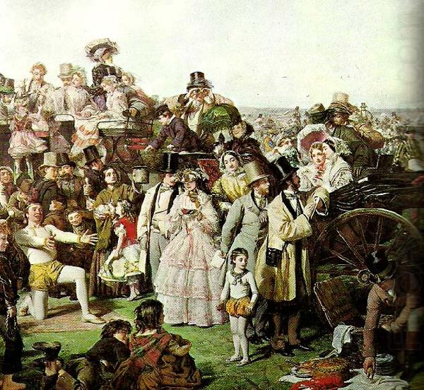 derby day, c., William Powell  Frith